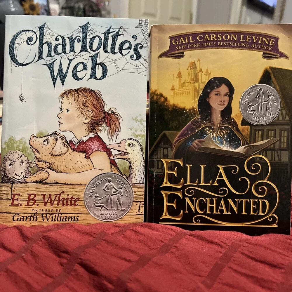 Newbery Award Favorite Library Book Box Set 8 Books Mr Henshaw Charlotte's Web